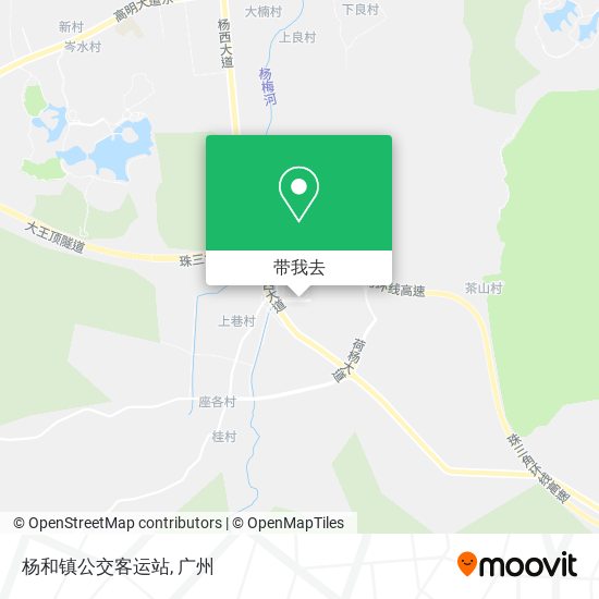 杨和镇公交客运站地图