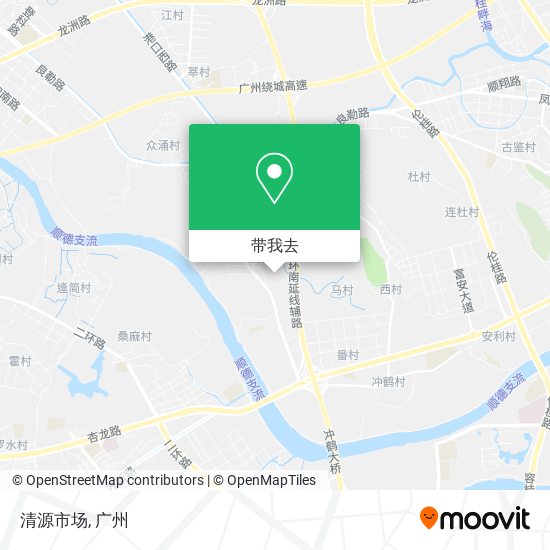 清源市场地图