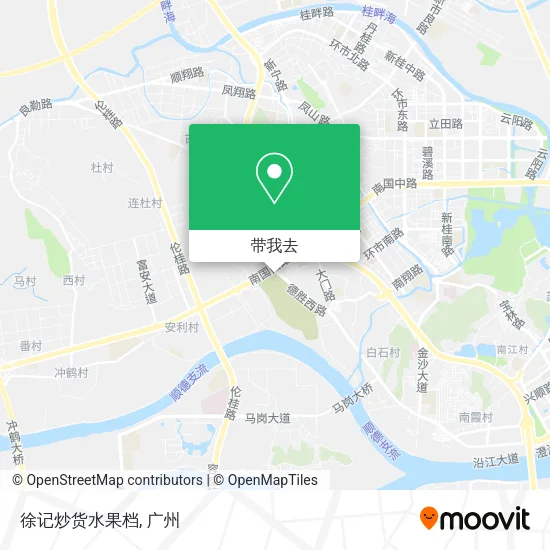 徐记炒货水果档地图