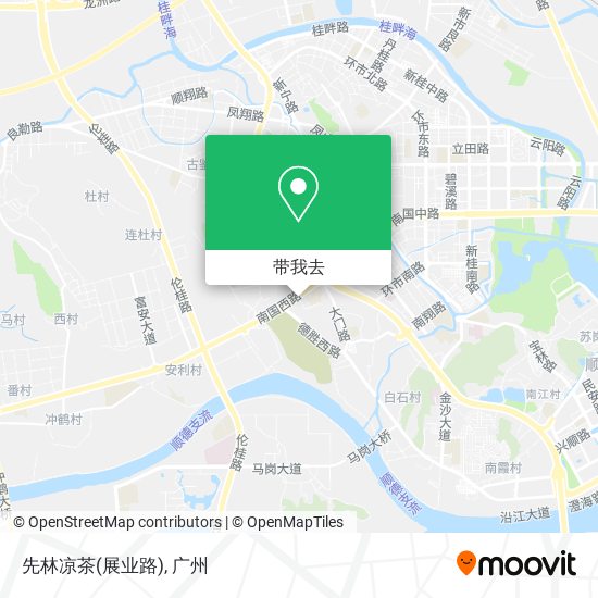 先林凉茶(展业路)地图