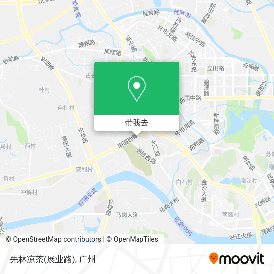 先林凉茶(展业路)地图