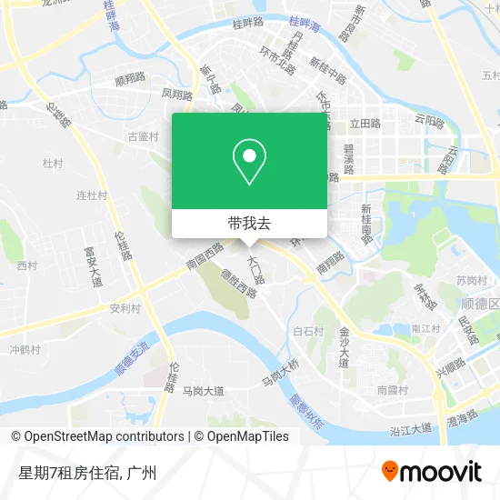 星期7租房住宿地图