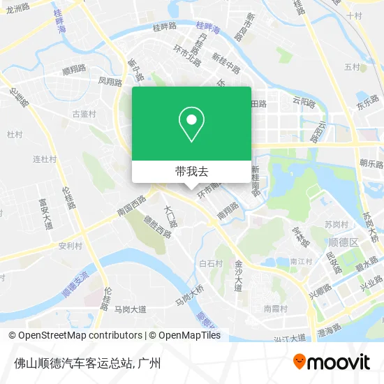 佛山顺德汽车客运总站地图