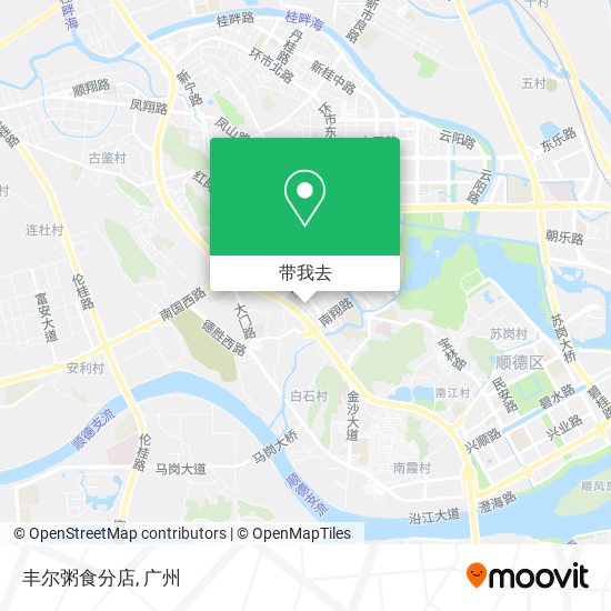 丰尔粥食分店地图