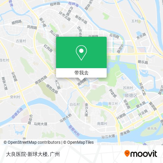 大良医院-新球大楼地图