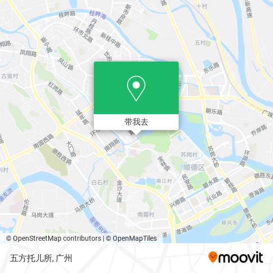 五方托儿所地图