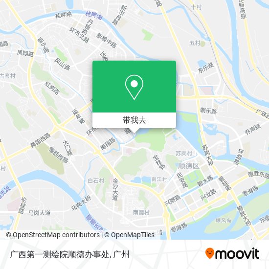 广西第一测绘院顺德办事处地图