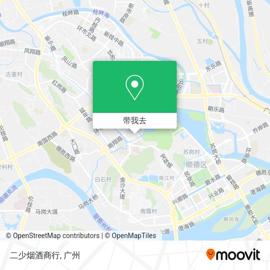 二少烟酒商行地图