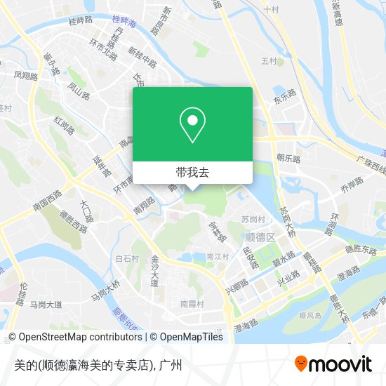 美的(顺德瀛海美的专卖店)地图