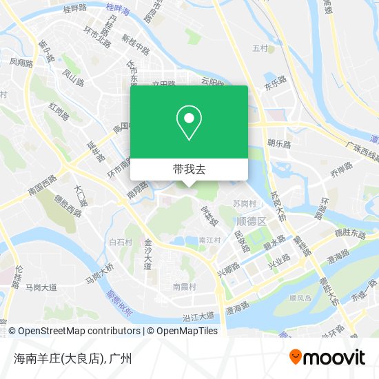 海南羊庄(大良店)地图
