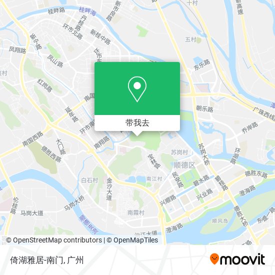 倚湖雅居-南门地图