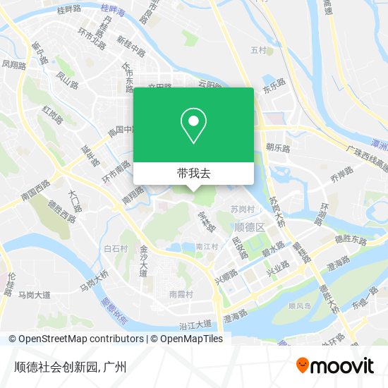 顺德社会创新园地图