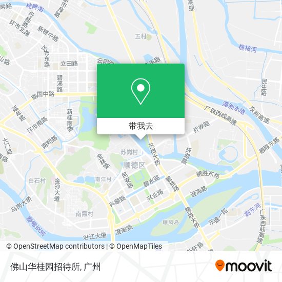 佛山华桂园招待所地图