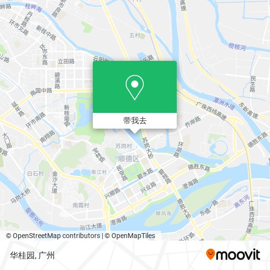 华桂园地图