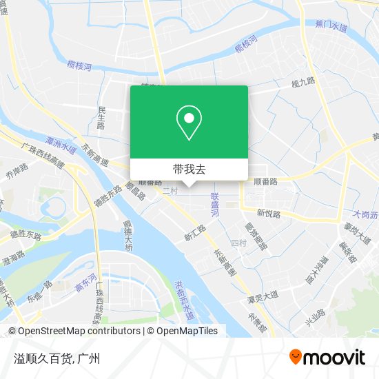 溢顺久百货地图