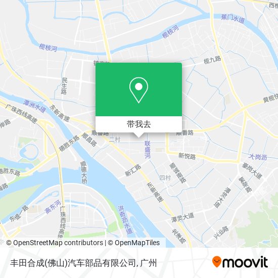 丰田合成(佛山)汽车部品有限公司地图