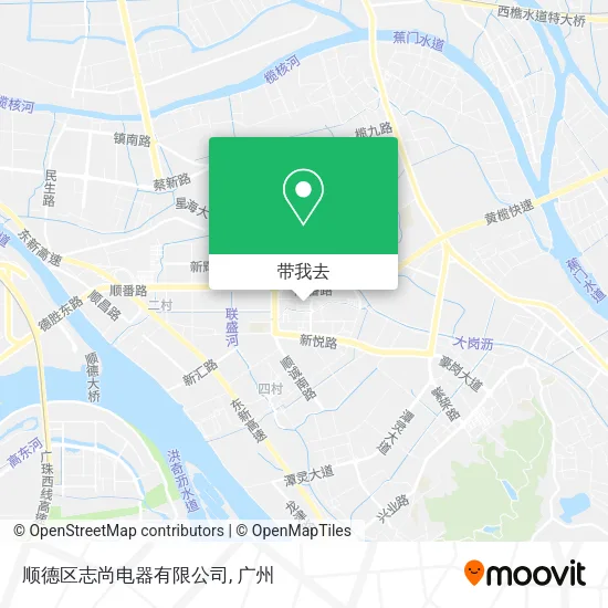顺德区志尚电器有限公司地图