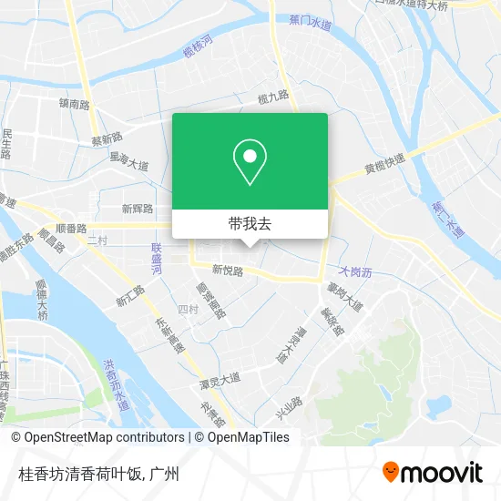 桂香坊清香荷叶饭地图