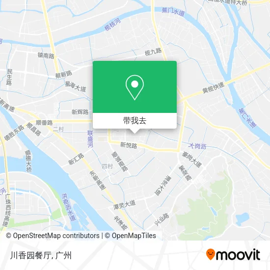 川香园餐厅地图