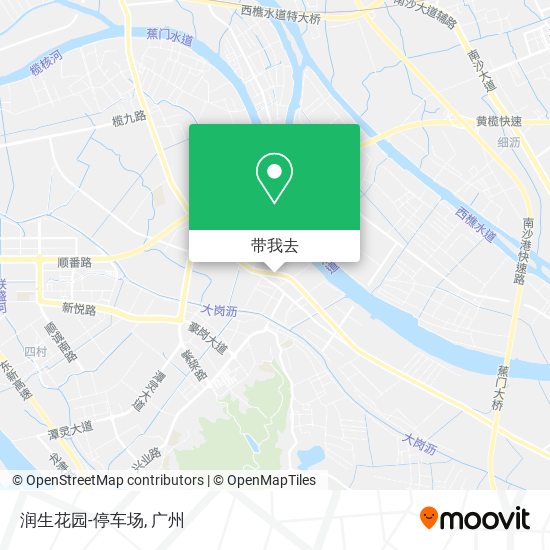 润生花园-停车场地图