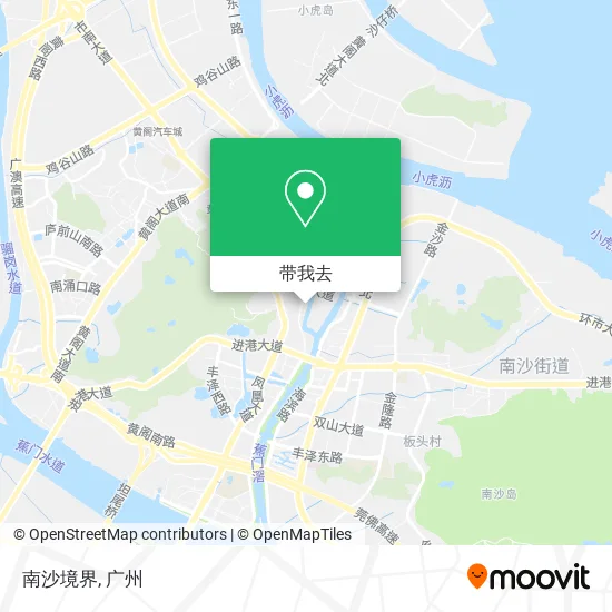 南沙境界地图