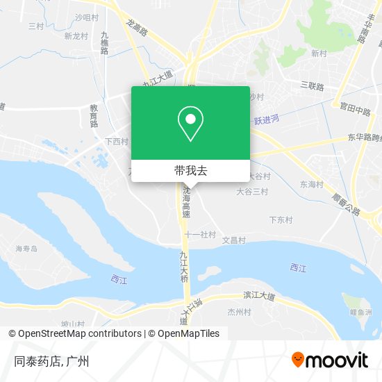 同泰药店地图
