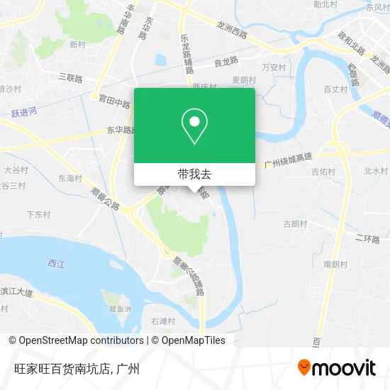 旺家旺百货南坑店地图