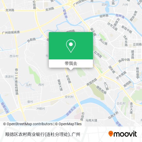 顺德区农村商业银行(连杜分理处)地图