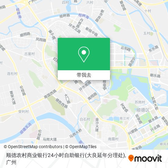 顺德农村商业银行24小时自助银行(大良延年分理处)地图