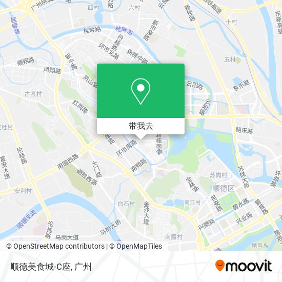 顺德美食城-C座地图