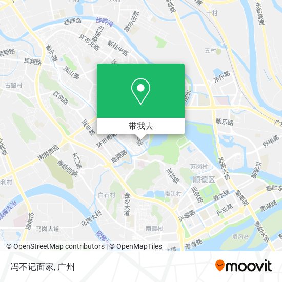 冯不记面家地图