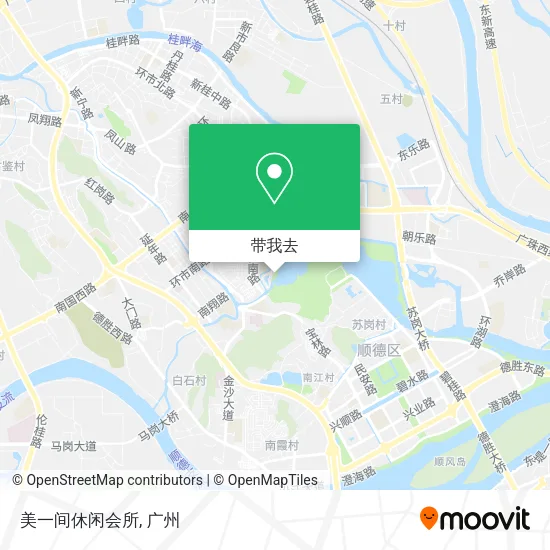 美一间休闲会所地图
