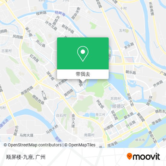 顺屏楼-九座地图