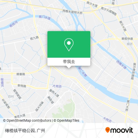 橄榄镇平稳公园地图