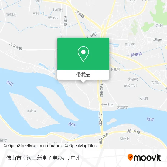 佛山市南海三新电子电器厂地图