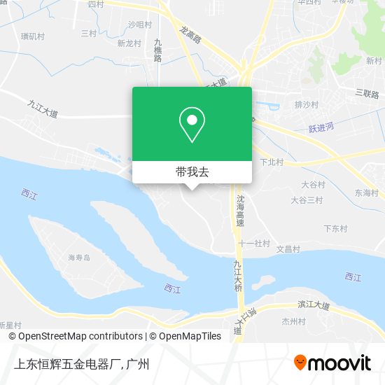 上东恒辉五金电器厂地图