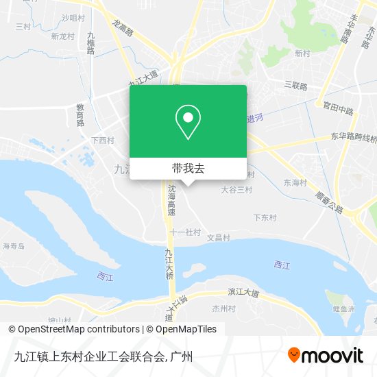九江镇上东村企业工会联合会地图