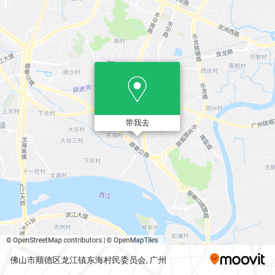 佛山市顺德区龙江镇东海村民委员会地图