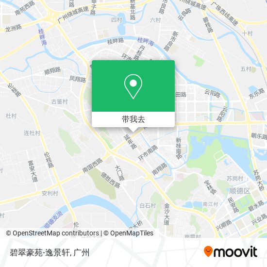 碧翠豪苑-逸景轩地图