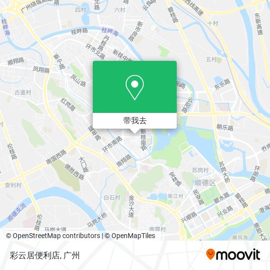 彩云居便利店地图