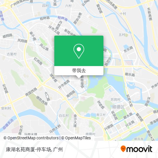 康湖名苑商厦-停车场地图