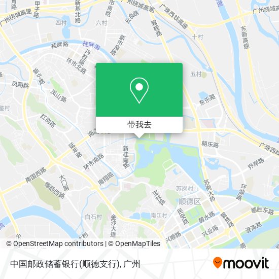 中国邮政储蓄银行(顺德支行)地图