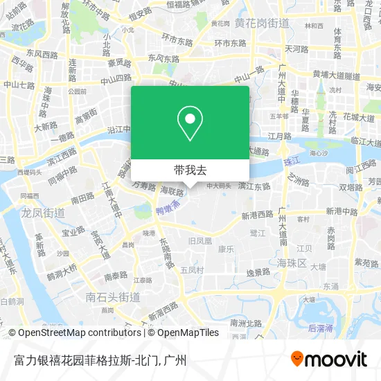 富力银禧花园菲格拉斯-北门地图