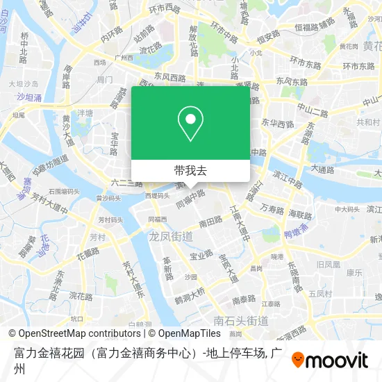 富力金禧花园（富力金禧商务中心）-地上停车场地图