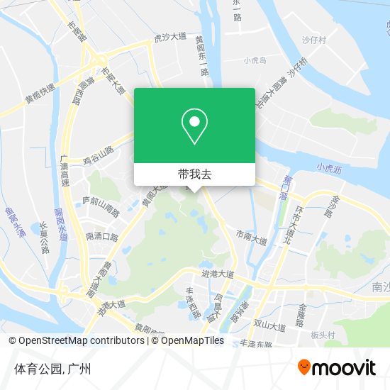 体育公园地图