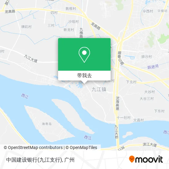 中国建设银行(九江支行)地图