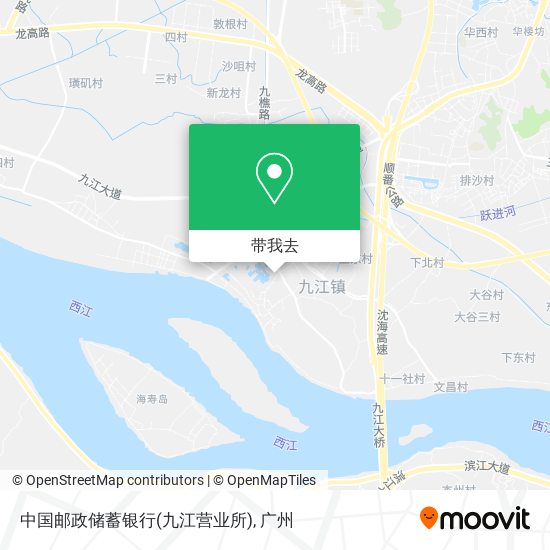 中国邮政储蓄银行(九江营业所)地图