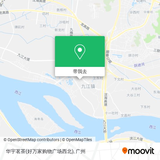 华宇茗茶(好万家购物广场西北)地图