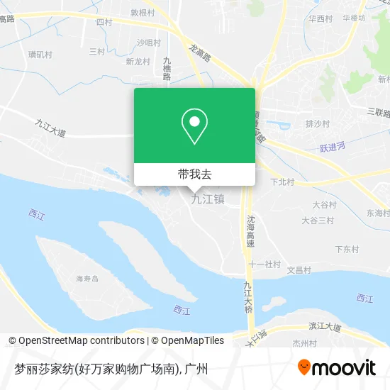 梦丽莎家纺(好万家购物广场南)地图