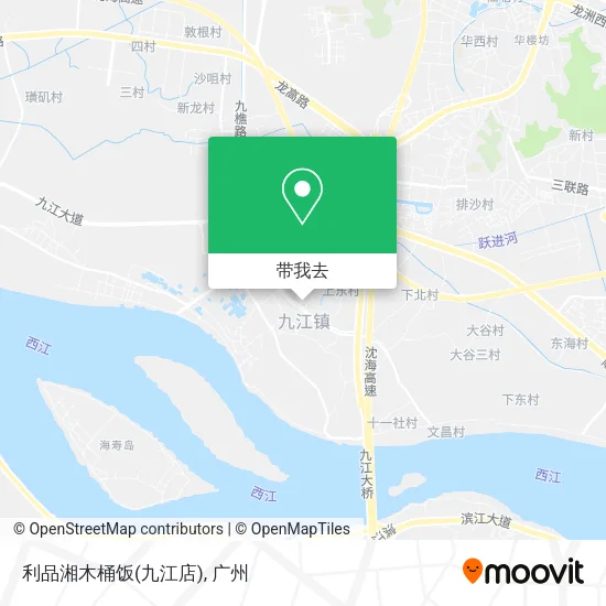 利品湘木桶饭(九江店)地图